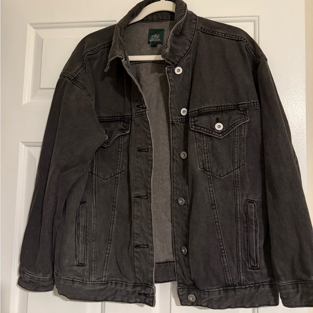 Wild Fable Dark Gray Jean Jacket